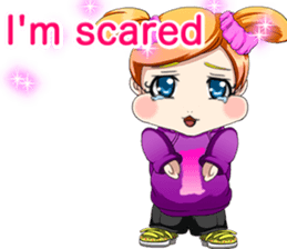 Lovely Hip Hop Baby English sticker #15718727