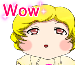 Lovely Hip Hop Baby English sticker #15718732