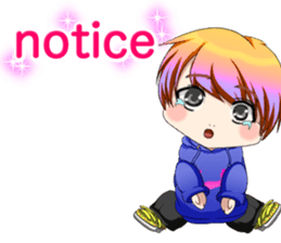 Lovely Hip Hop Baby English sticker #15718734