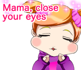 Lovely Hip Hop Baby English sticker #15718743