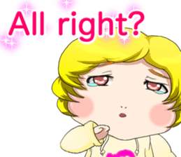 Lovely Hip Hop Baby English sticker #15718744