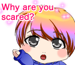 Lovely Hip Hop Baby English sticker #15718746