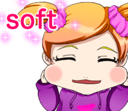 Lovely Hip Hop Baby English sticker #15718747