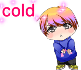 Lovely Hip Hop Baby English sticker #15718750