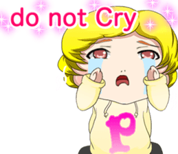 Lovely Hip Hop Baby English sticker #15718752