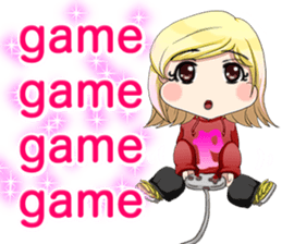 Lovely Hip Hop Baby English sticker #15718753