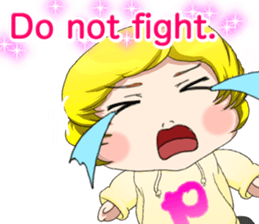 Lovely Hip Hop Baby English sticker #15718756