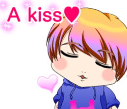 Lovely Hip Hop Baby English sticker #15718758