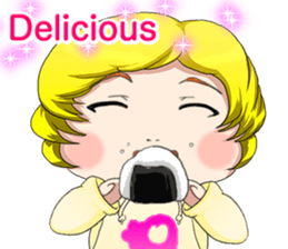 Lovely Hip Hop Baby English sticker #15718760