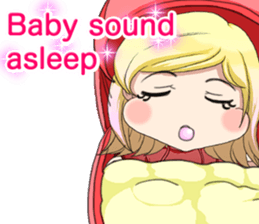 Lovely Hip Hop Baby English sticker #15718761