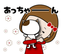 Girls' stickers 'A-chan' sticker #15718832