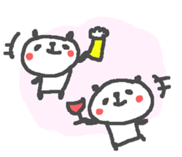 Panda Love sake3! sticker #15720350