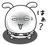 Rabbit of a natural face sticker #15720784