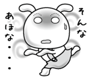 Rabbit of a natural face sticker #15720790