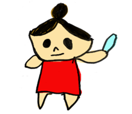 Drawings of my daughter sticker #15720884