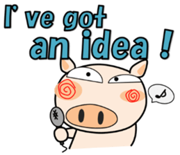 Cute pig everyday 7th sticker #15721594