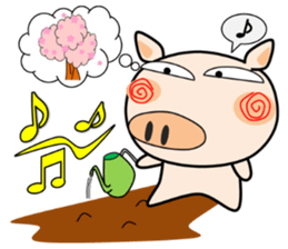 Cute pig everyday 7th sticker #15721595