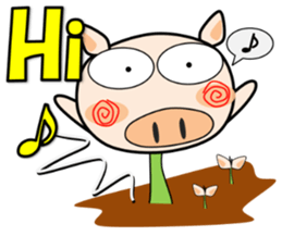 Cute pig everyday 7th sticker #15721597