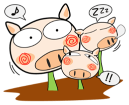 Cute pig everyday 7th sticker #15721598