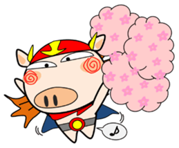 Cute pig everyday 7th sticker #15721600