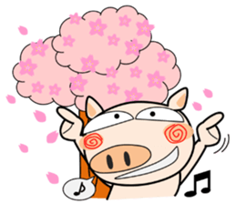 Cute pig everyday 7th sticker #15721601