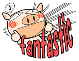 Cute pig everyday 7th sticker #15721604
