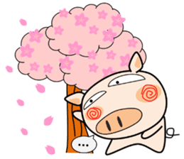 Cute pig everyday 7th sticker #15721608