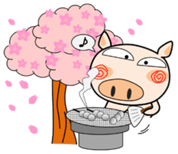 Cute pig everyday 7th sticker #15721611