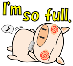 Cute pig everyday 7th sticker #15721612