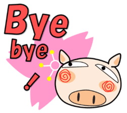 Cute pig everyday 7th sticker #15721614