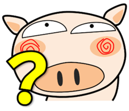 Cute pig everyday 7th sticker #15721615