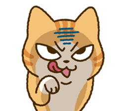 Trill the cat 2 sticker #15722002