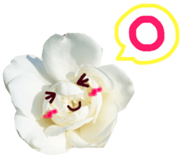 kawaii flower sticker game sticker #15722142