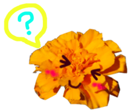 kawaii flower sticker game sticker #15722143