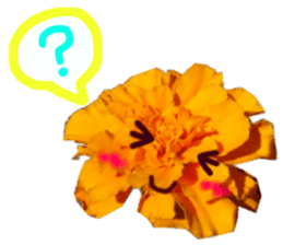 kawaii flower sticker game sticker #15722143