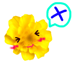 kawaii flower sticker game sticker #15722144