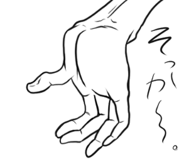 Let's talk by hand alone. sticker #15722280