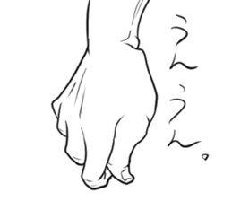 Let's talk by hand alone. sticker #15722293