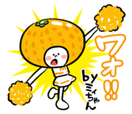 Orange's cheerleader miichan sticker #15722389