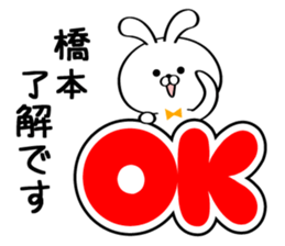 Sticker for Mr./Ms. Hashimoto sticker #15722430