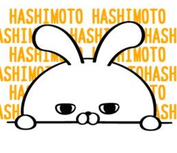 Sticker for Mr./Ms. Hashimoto sticker #15722458