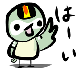 Rolling Acorn:Wild Bird Goldcrest sticker #15722827