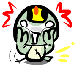 Rolling Acorn:Wild Bird Goldcrest sticker #15722843