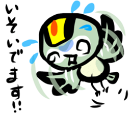 Rolling Acorn:Wild Bird Goldcrest sticker #15722846