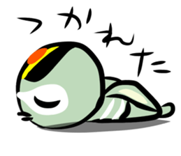 Rolling Acorn:Wild Bird Goldcrest sticker #15722848