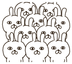 tabu rabbit sticker #15722976