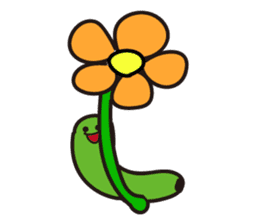 Worm Sticker sticker #15723245