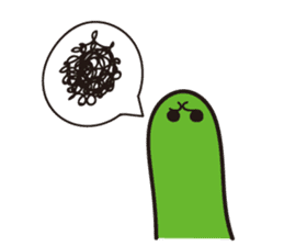 Worm Sticker sticker #15723264