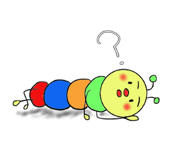 Daily life of a caterpillar sticker #15723586