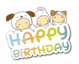 costume kids -HBD&Congratulations2!!- sticker #15723810